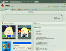 Tablet Screenshot of koga82.deviantart.com
