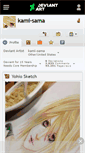 Mobile Screenshot of kami-sama.deviantart.com