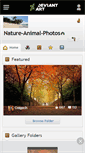 Mobile Screenshot of nature-animal-photos.deviantart.com
