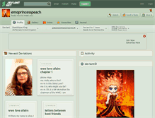 Tablet Screenshot of emoprincesspeach.deviantart.com