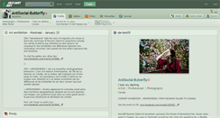 Desktop Screenshot of antisocial-butterfly.deviantart.com