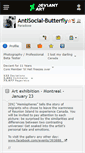 Mobile Screenshot of antisocial-butterfly.deviantart.com