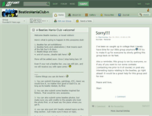 Tablet Screenshot of beatlesmaniaclub.deviantart.com