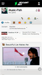 Mobile Screenshot of music-fish.deviantart.com