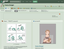 Tablet Screenshot of imana-morgan.deviantart.com