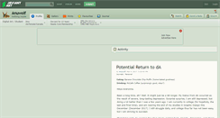 Desktop Screenshot of anuwolf.deviantart.com