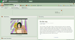 Desktop Screenshot of phantomjustice.deviantart.com