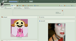 Desktop Screenshot of deathlove.deviantart.com