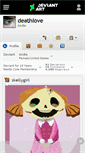 Mobile Screenshot of deathlove.deviantart.com