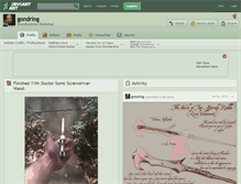 Tablet Screenshot of gondring.deviantart.com