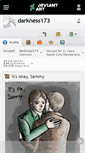 Mobile Screenshot of darkness173.deviantart.com