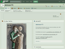 Tablet Screenshot of darkness173.deviantart.com