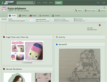 Tablet Screenshot of fuzzy-jellybeans.deviantart.com