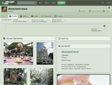 Tablet Screenshot of disneyland-stock.deviantart.com