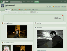 Tablet Screenshot of chriscannady7.deviantart.com