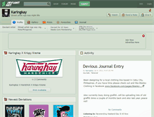 Tablet Screenshot of karingkay.deviantart.com