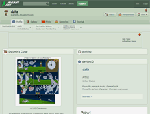 Tablet Screenshot of daiiz.deviantart.com