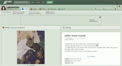 Desktop Screenshot of ladydarkstar.deviantart.com