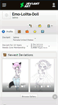 Mobile Screenshot of emo-lolita-doll.deviantart.com