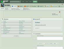 Tablet Screenshot of benkate.deviantart.com
