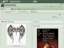 Tablet Screenshot of insomnia-maniac.deviantart.com