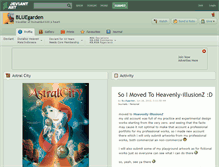 Tablet Screenshot of bluegarden.deviantart.com