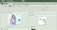 Desktop Screenshot of cherryflan.deviantart.com