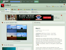 Tablet Screenshot of 9-nine-9.deviantart.com