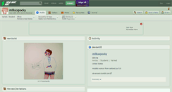 Desktop Screenshot of milkxxpocky.deviantart.com