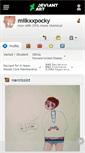 Mobile Screenshot of milkxxpocky.deviantart.com