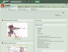 Tablet Screenshot of cmstpp.deviantart.com