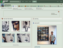 Tablet Screenshot of pnmunoz.deviantart.com