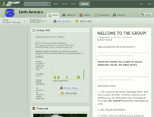 Tablet Screenshot of earth-revival.deviantart.com