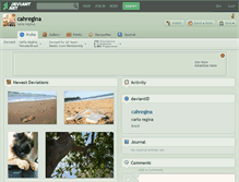 Tablet Screenshot of cahregina.deviantart.com