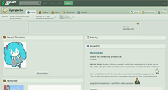 Desktop Screenshot of kyanpanko.deviantart.com