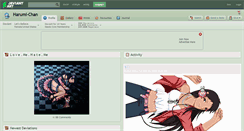 Desktop Screenshot of harumi-chan.deviantart.com