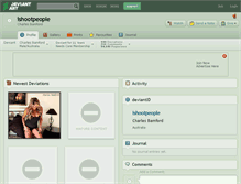 Tablet Screenshot of ishootpeople.deviantart.com