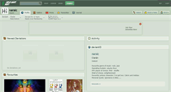 Desktop Screenshot of naraic.deviantart.com