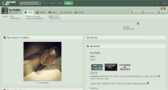 Desktop Screenshot of la-chatte.deviantart.com