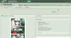 Desktop Screenshot of fluffy-fan-club.deviantart.com