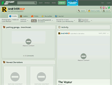 Tablet Screenshot of andr345r.deviantart.com