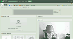 Desktop Screenshot of nirror.deviantart.com