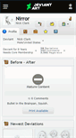 Mobile Screenshot of nirror.deviantart.com