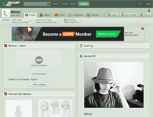 Tablet Screenshot of nirror.deviantart.com