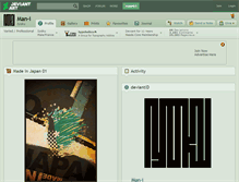 Tablet Screenshot of man-i.deviantart.com