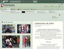 Tablet Screenshot of endurakseethe.deviantart.com