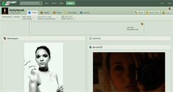 Desktop Screenshot of hollyhavok.deviantart.com