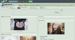 Desktop Screenshot of friday-forever.deviantart.com