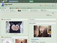 Tablet Screenshot of friday-forever.deviantart.com