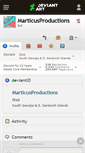 Mobile Screenshot of marticusproductions.deviantart.com